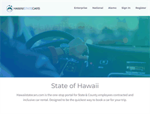 Tablet Screenshot of hawaiistatecars.com